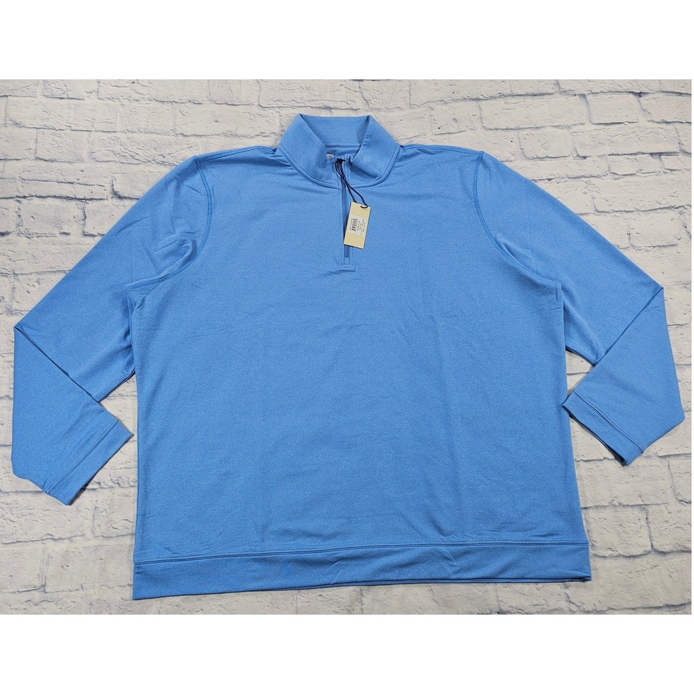 Onward Reserve Flow 1/4 Zip Pullover MENS XXXL Silver Lake Blue Performance New